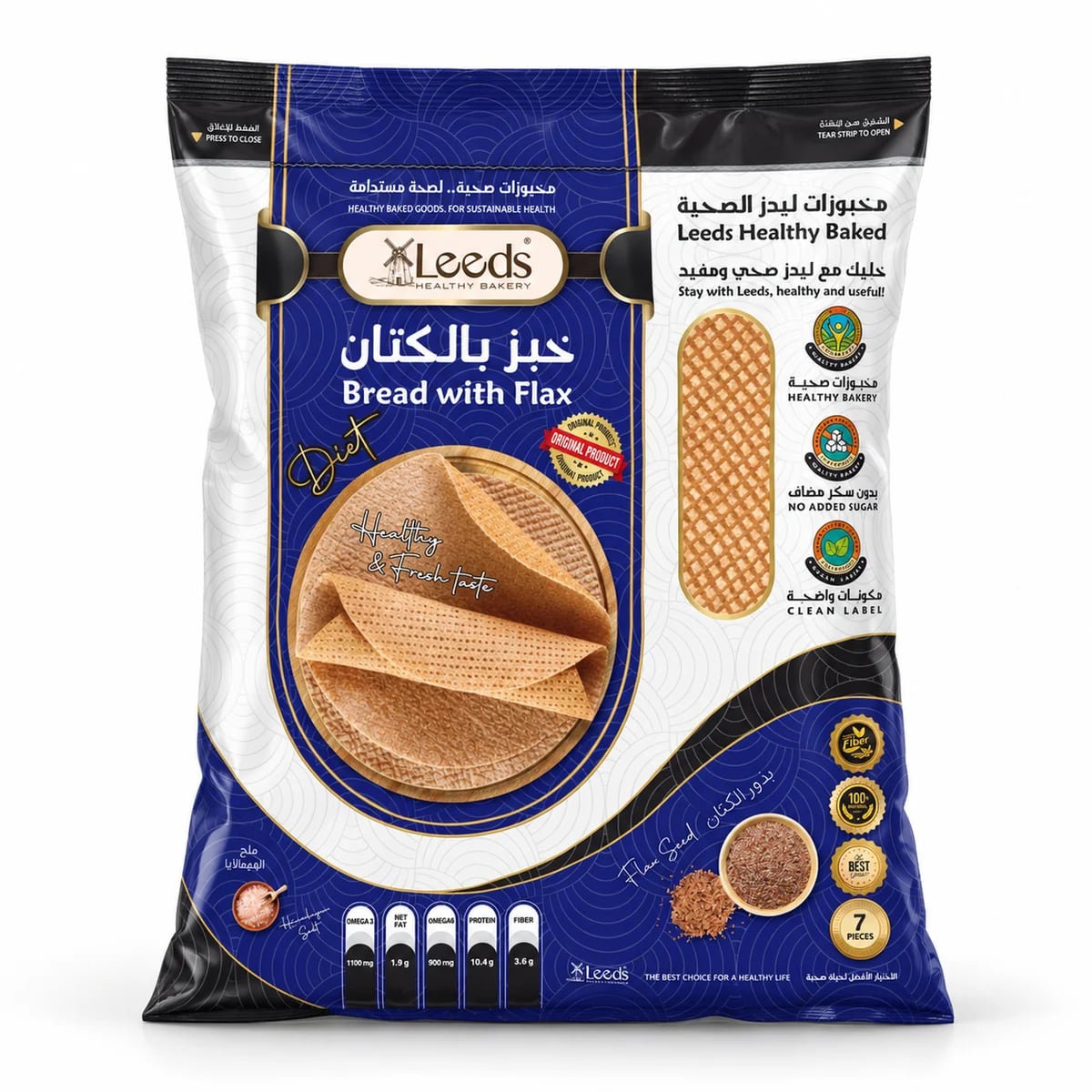 خبز بالكتان - ليدز
